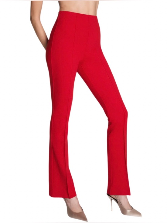 SPANX Perfect Collection Ponte Micro Flare Pants True Red XL - Picture 2 of 7